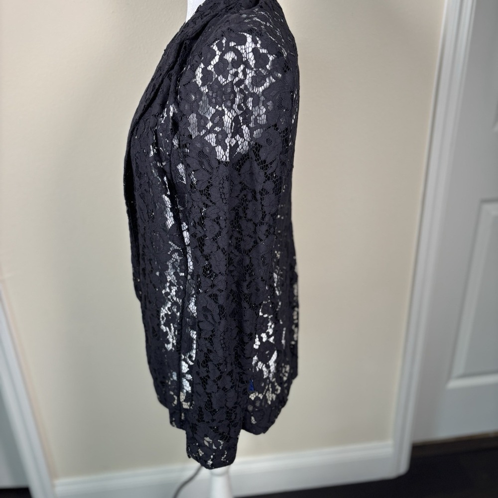 Apt 9 Black Lace Women's Topper Classy Whims Goth Gypsy Fairy Grunge - Picture 5 of 13